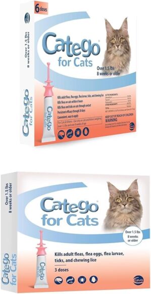 Catego for Cats Flea and Tick Treat...