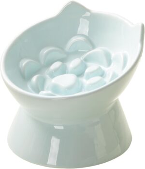 PawsPik Lynx Ceramic Raised Slow Fe...