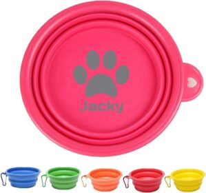 Custom Collapsible Dog Bowl Persona...