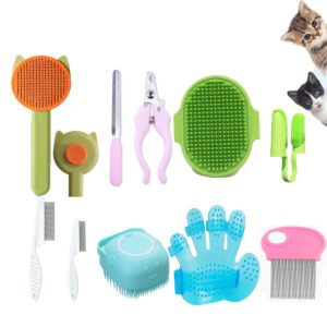 10PCS Cat & Dog Grooming Kit, ...