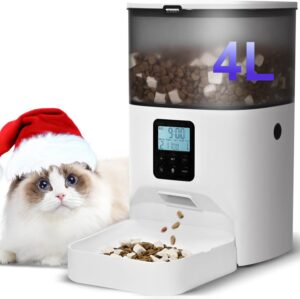 ANDOLL HOME Automatic Cat Feeder, 4...