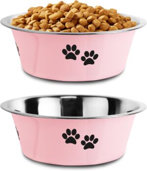 Stainless Steel Dog Bowls, Nonslip ...