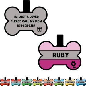 Silent Dog Tag Personalized with 5 ...
