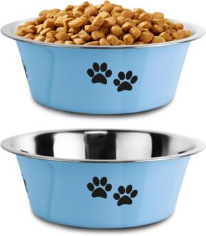 Stainless Steel Dog Bowls, Nonslip ...