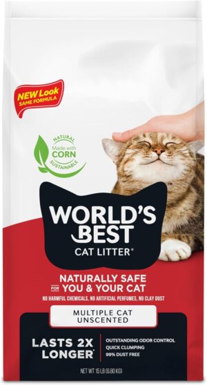 WORLD’S BEST CAT LITTER Multi...
