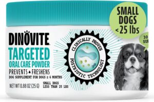 Dinovite Dog Dental Powder, Brush-F...