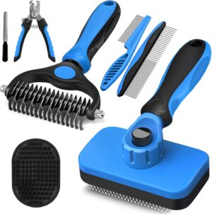 Augwind 7 in 1 Pet Grooming Kit ...