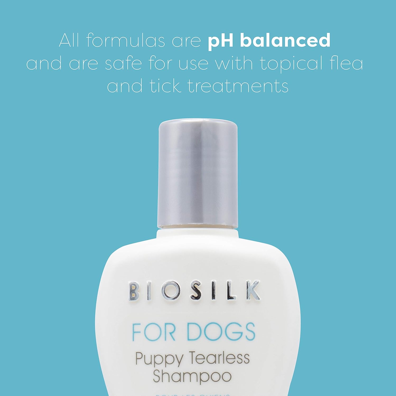 BioSilk for Dogs Puppy Tearless Shampoo, Gentle Dog Wash with Silk Proteins, Paraben and Sulfate Free Formula Helps Clean and Condition Coats for Puppies and Dogs, 12 Fl Oz - Image 2