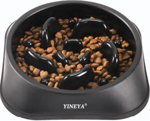 YINEYA Slow Feeder Dog Bowls, Pet S...