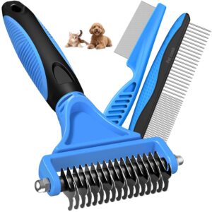 3PCS Pet Grooming Rake & Metal...