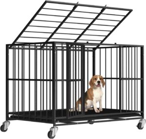 38 Inch Heavy Duty Dog Crate Steel ...