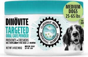 Dinovite Dog Dental Powder, Brush-F...