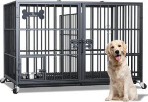 Dosker 42 inch Heavy Duty Metal Dog...