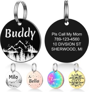 YEHANTI Dog Tags Personalized for P...