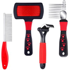 4 Pieces Pet Grooming Kit – D...