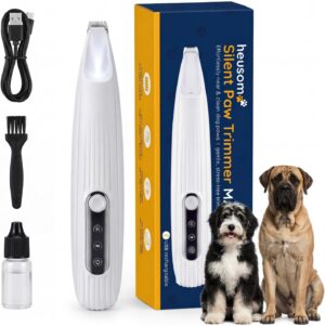 Silent Pet Paw Trimmer | Cordless S...