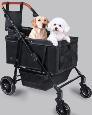 Dog Stroller for Large & Mediu...