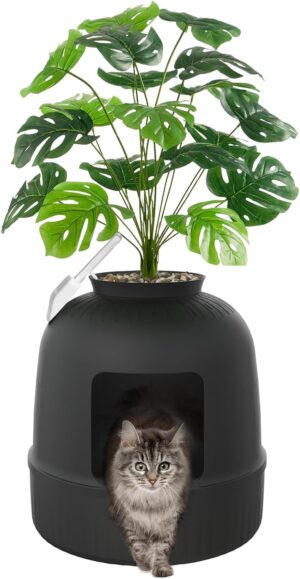 Lifewit Cat Litter Box, Hidden Encl...