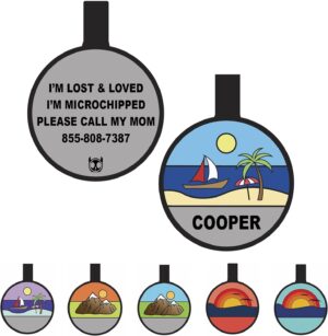 Silent Dog Tag Personalized with 5 ...