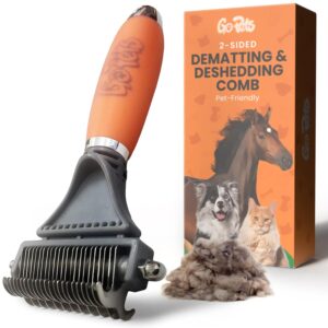GoPets 2-in-1 Dematting Comb for Do...