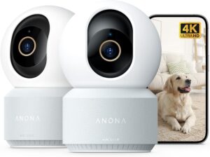Anona 4K UHD Indoor Camera, Pet/Dog...