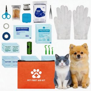 Portable Pet First Aid Kit, Emergen...