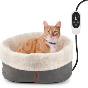 Heated Cat Bed with Auto Shut Off T...