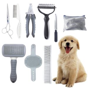 Pet Grooming Tools Kit for Dogs and...