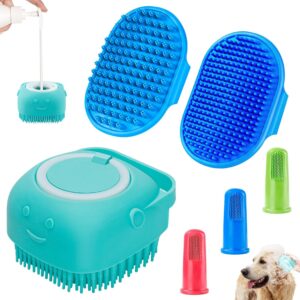 Comotech 6PCS Dog Bath Brush &...