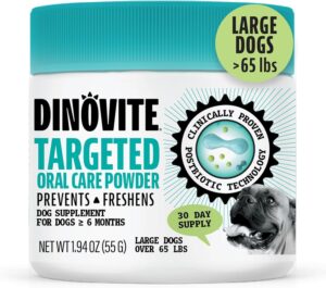 Dinovite Dog Dental Powder, Brush-F...