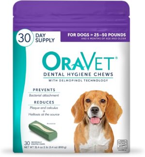 ORAVET Dental Chews for Dogs, Oral ...