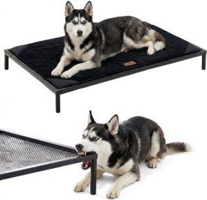 ZOMISIA Chew Proof Elevated Dog Bed...