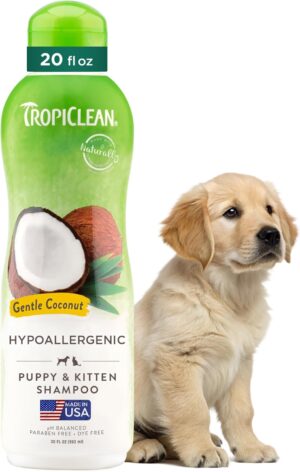 TropiClean Gentle Puppy Shampoo, Do...