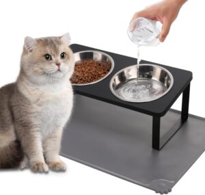 Upgraded Elevated Cat Bowls with Fo...