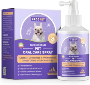 HICC PET Dog Dental Care Spray, Vet...