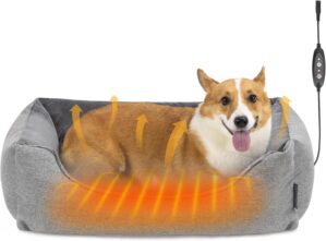Heated Dog Bed with Auto Sensing He...