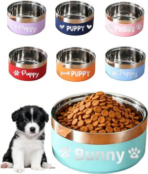 Personalized Dog Bowls with Name, B...