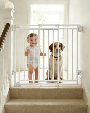 Baby Gate for Stairs & Doorway...