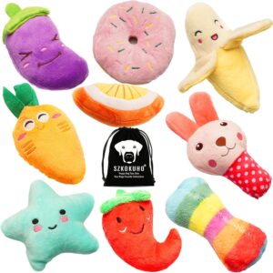 SZKOKUHO 9 Pack Small Dogs Puppy Sq...