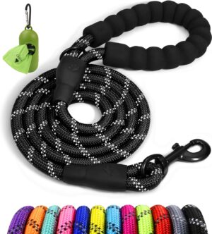 Taglory Rope Dog Leash 6 FT with Co...
