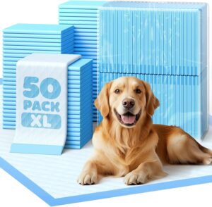 50-Pack Extra Large Pee Pads –...