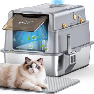 L7 Ultra-Stainless Steel Litter Box...