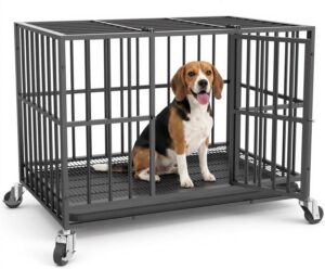 38 in Heavy Duty Dog Crate Steel Es...