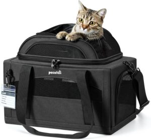 Pecute Expandable Pet Carrier Airli...
