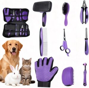 Pet Grooming Tools Kit-9 Packs Dog ...