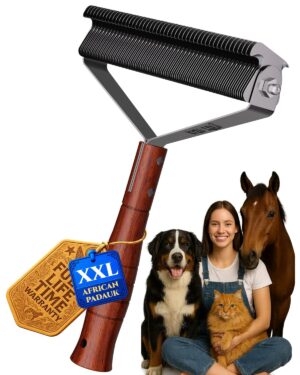 Over-Sized 2-Sided Dog Brush For Sh...