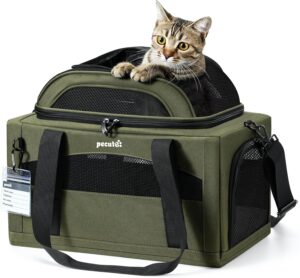 Pecute Expandable Pet Carrier Airli...