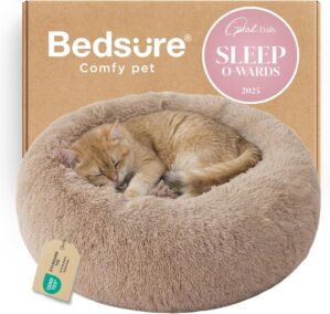 Bedsure Calming Cat Beds for Indoor...