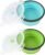 2 Pack Collapsible Silicone Travel Dog Bowls with Lids – Portable Pet Feeders, 17 oz 500ml