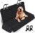 Yuntec Dog Car Seat Cover, Back Seat Cover for Dogs Pet Car Seat Protector Waterproof Bench Car Seat Cover, Non-Slip Reat Seat Cover fits Middle Armrest for Most Cars Trucks SUVs – Black